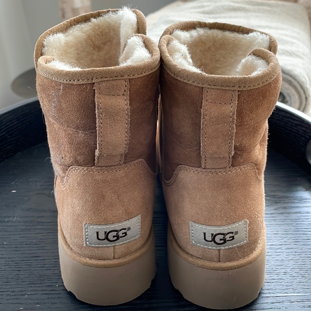 UGG Kristin wedge bootie, size 9.5.  Insides are newly refurbished